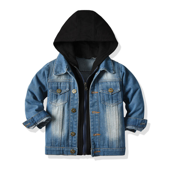Unisex Denim Hooded Jacket (2 Colours)