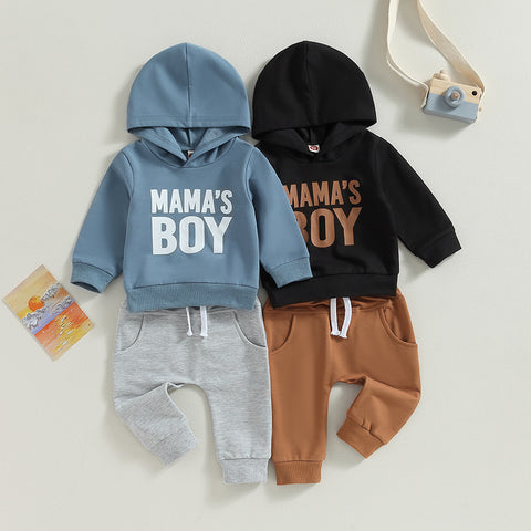 Mama's Boy 2 Piece Hooded Set (2 Colours)