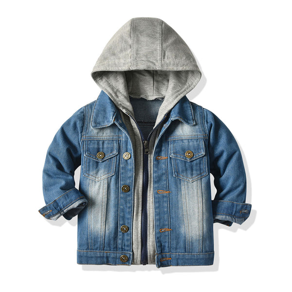 Unisex Denim Hooded Jacket (2 Colours)