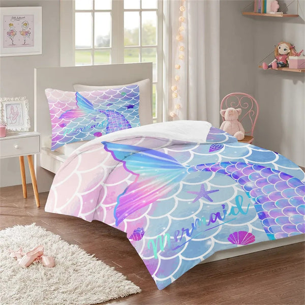 Mermaid Tail Bedding Set (All Sizes Available)