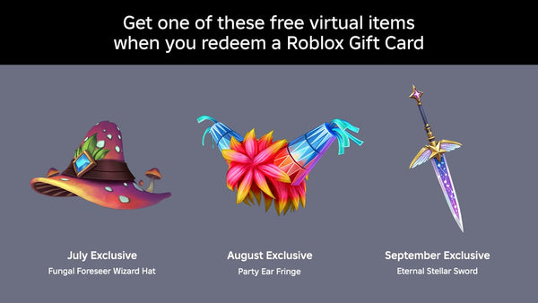 $50 Roblox Digital Gift Card + Free Virtual Item - Worldwide Redemption [Digital Code]