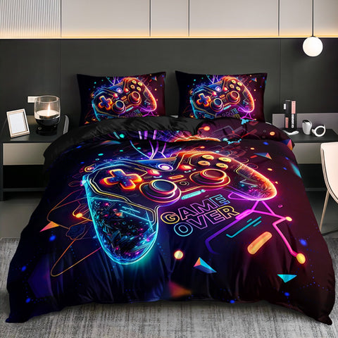 Gaming Neon Bedding Set (All Sizes Available)