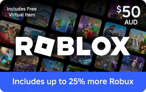 $50 Roblox Digital Gift Card + Free Virtual Item - Worldwide Redemption [Digital Code]
