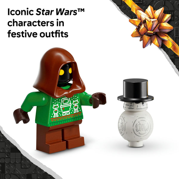 LEGO® Star Wars™ Advent Calendar 2025 75418 Toy Set for Kids, Unique Mini Build Toys, Iconic Characters, Buildable Vehicle, Christmas Holiday Present for Boys, Girls and Any Fan Aged 6 and Over