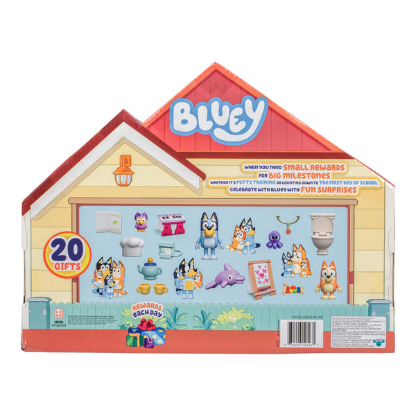 Bluey's Surprise Countdown, Celebrate And Reward Your Child Using This "Any Occasion" Countdown Calendar With 20 Bluey Gifts Inside, Ideal Small Rewards For Big Milestones