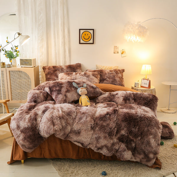 Fluffy 3 Piece Quilt Cover Set (12 more Colours)