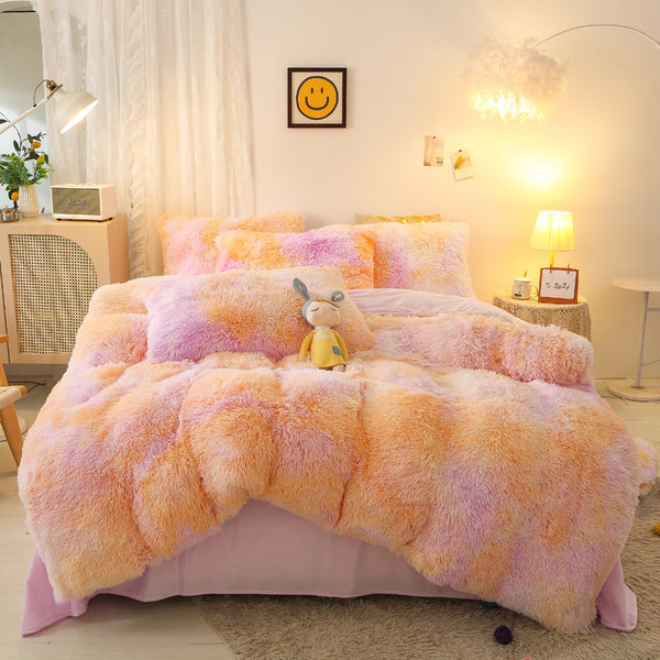 Fluffy 3 Piece Quilt Cover Set (12 more Colours)