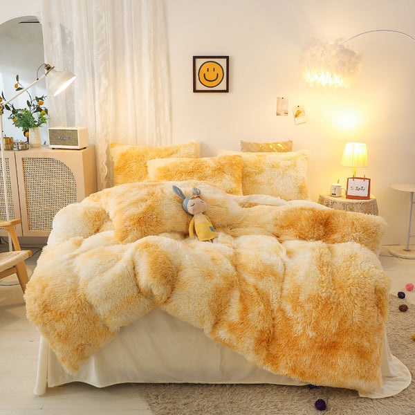 Fluffy 3 Piece Quilt Cover Set (12 more Colours)