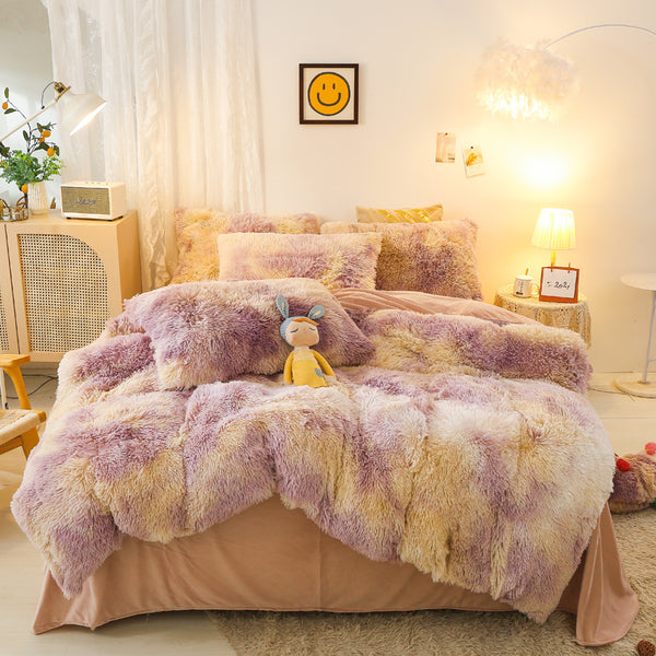 Fluffy 3 Piece Quilt Cover Set (12 more Colours)