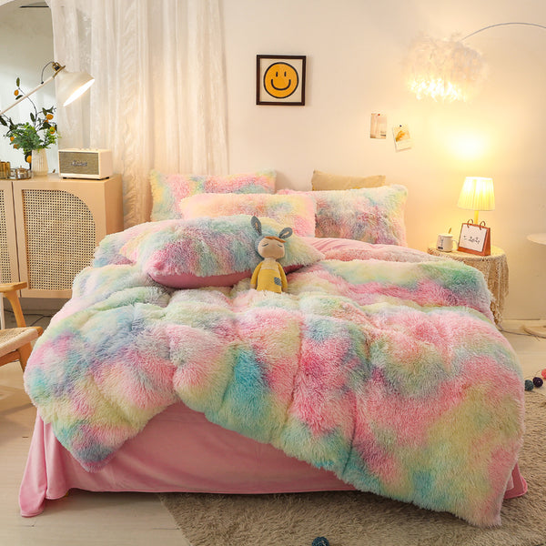 Fluffy 3 Piece Quilt Cover Set (12 more Colours)