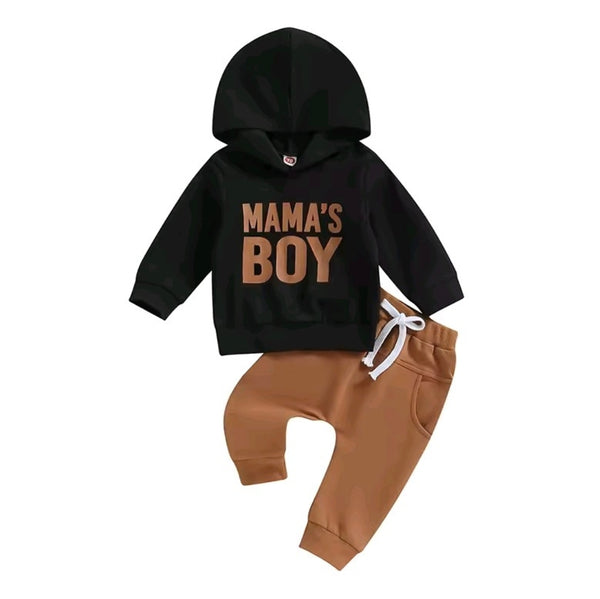 Mama's Boy 2 Piece Hooded Set (2 Colours)