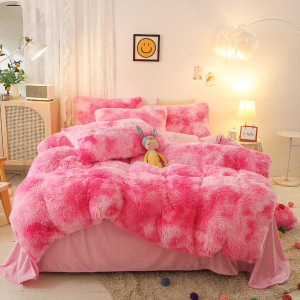 Fluffy 3 Piece Quilt Cover Set (12 more Colours)