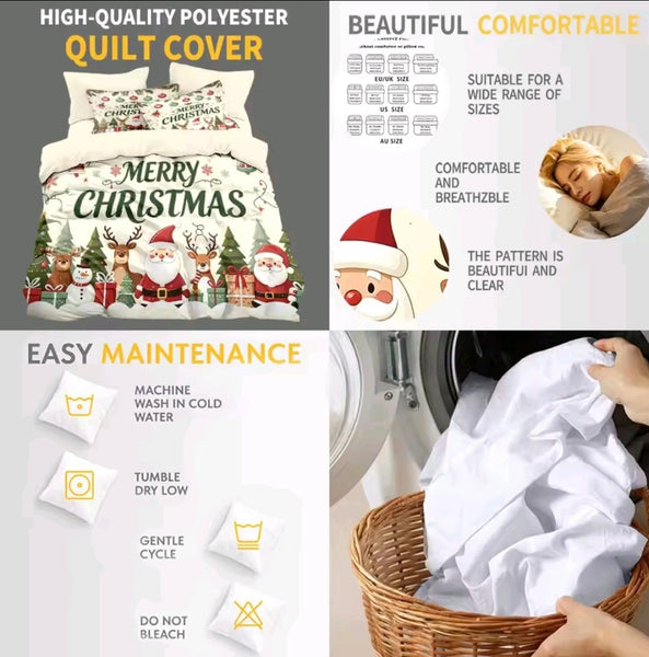 2026 Kids Christmas Bedding Sets (All Sizes Available)