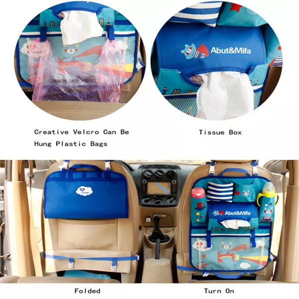 Nursery Car Seat Back Organiser (9 Designs)