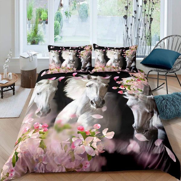 Horses Bedding Sets - 10 Designs (All Sizes Available)