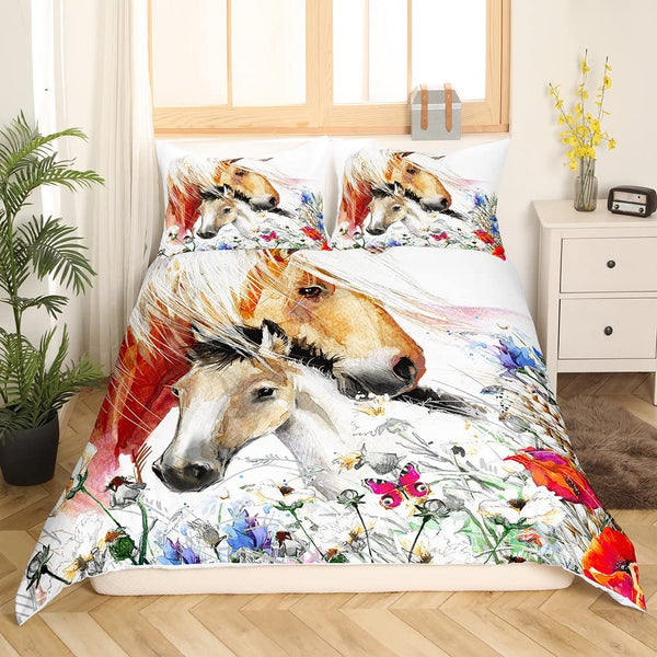 Horses Bedding Sets - 10 Designs (All Sizes Available)