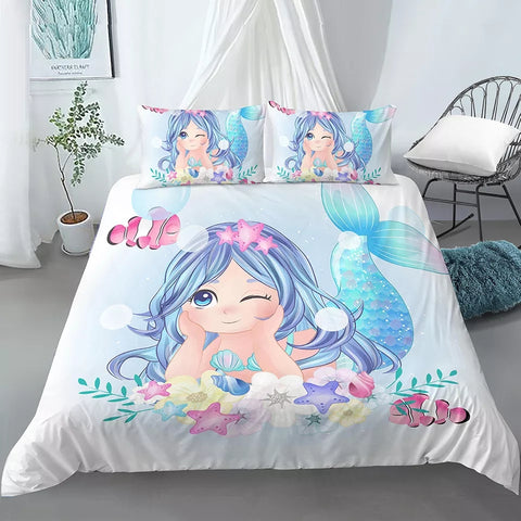 Mermaid Bedding Sets - 5 Designs (All Sizes Available)