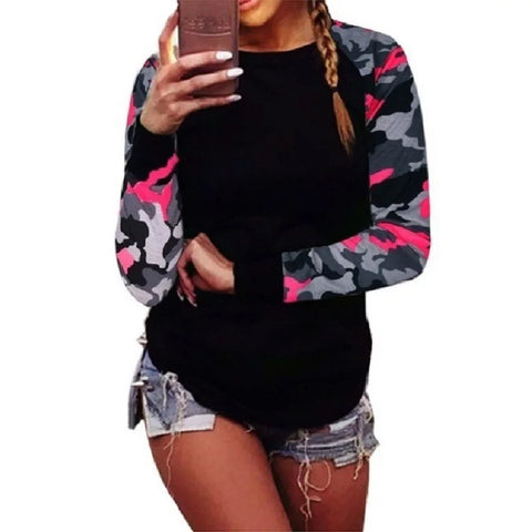 Stella Camo Blouse (5 Colours)