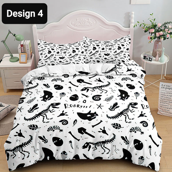 2023 Dinosaurs Bedding Sets - 10 Designs (All Sizes Available)