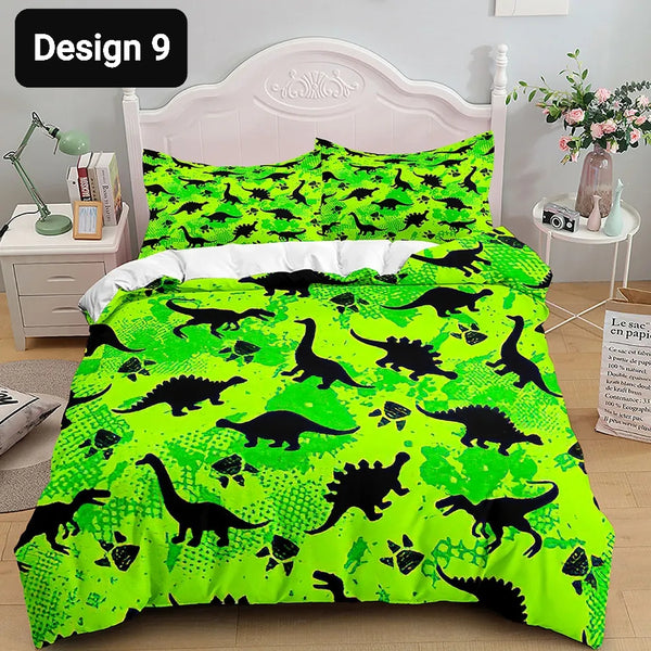 2023 Dinosaurs Bedding Sets - 10 Designs (All Sizes Available)
