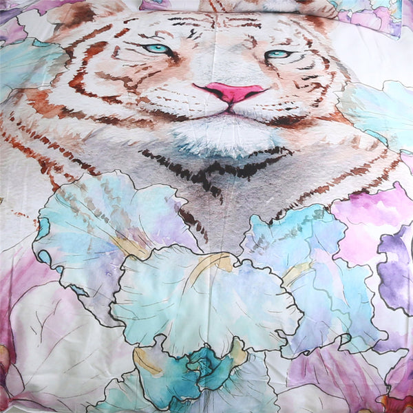 Tiger Watercolour Bedding Set (All Sizes Available)