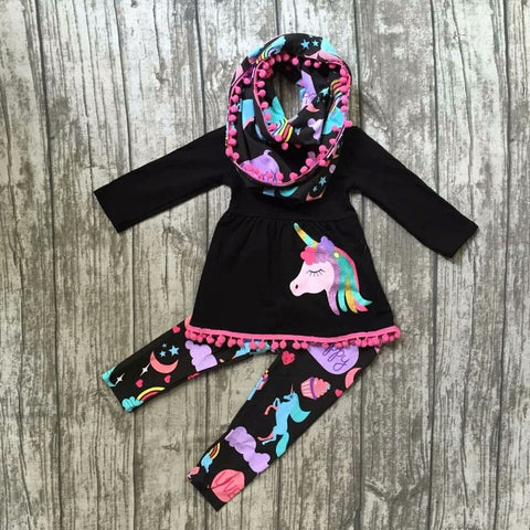 Unicorn Boutique 3 Piece Outfit (Size 2-8 Years)
