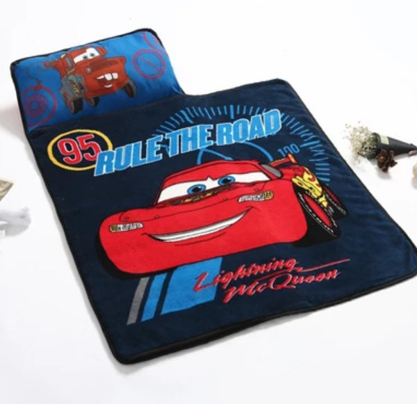 Character Portable Travel Nap Mat with Blanket & Pillow (12 Designs)
