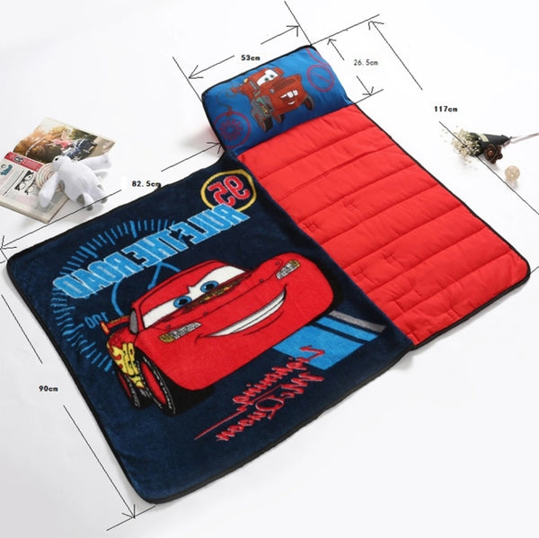 Character Portable Travel Nap Mat with Blanket & Pillow (12 Designs)