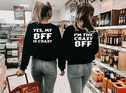 Crazy BFF Matching Jumpers