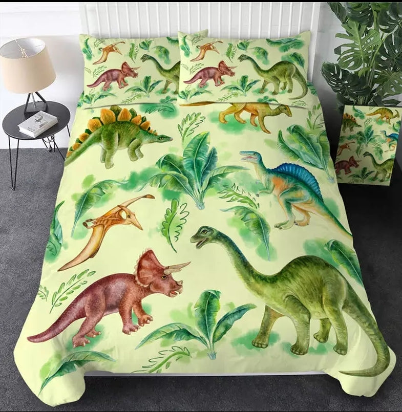 Dinosaurs Bedding Sets - 9 Designs (All Sizes Available)