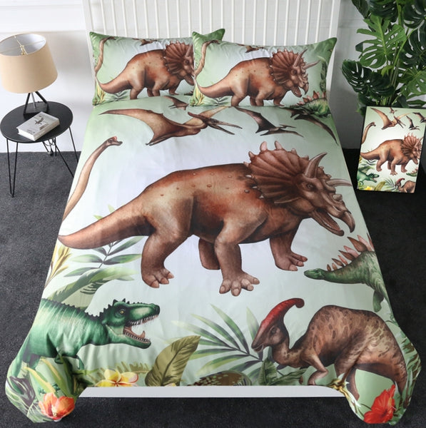 Dinosaurs Bedding Sets - 9 Designs (All Sizes Available)