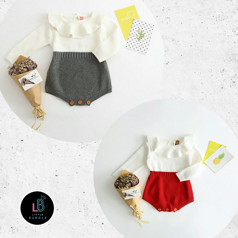 Lily Anne Knitted Romper (2 Colours)